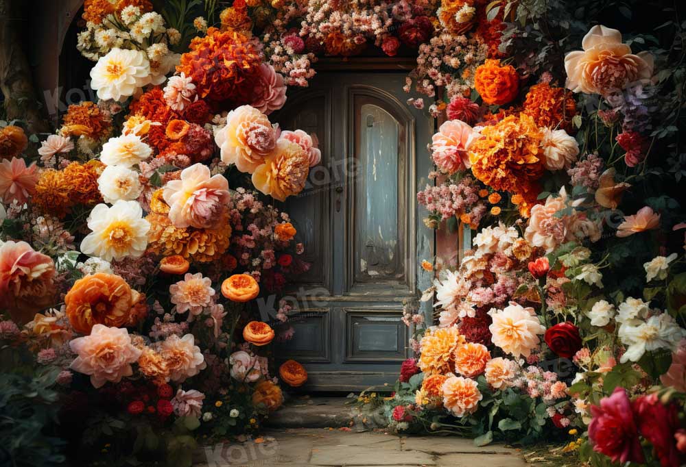 Kate Printemps Beaux-Arts Chaud Arche Florale Toile de fond conçue par Chain Photographie