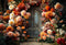 Kate Printemps Beaux-Arts Chaud Arche Florale Toile de fond conçue par Chain Photographie - Kate Backdrop FR