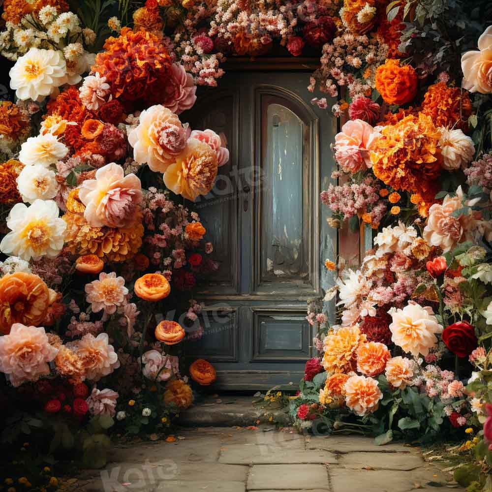 Kate Printemps Beaux-Arts Chaud Arche Florale Toile de fond conçue par Chain Photographie