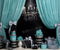 Kate Mode Bleu Rideau Cadeaux Lustre Toile de fond pour la photographie - Kate Backdrop FR