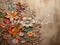 Kate Bohème Mur floral Beige Toile de fond conçue par Abbas Studio - Kate Backdrop FR