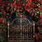 Kate Saint Valentin Roses rouges Tête de lit Toile de fond conçue par Emetselch - Kate Backdrop FR