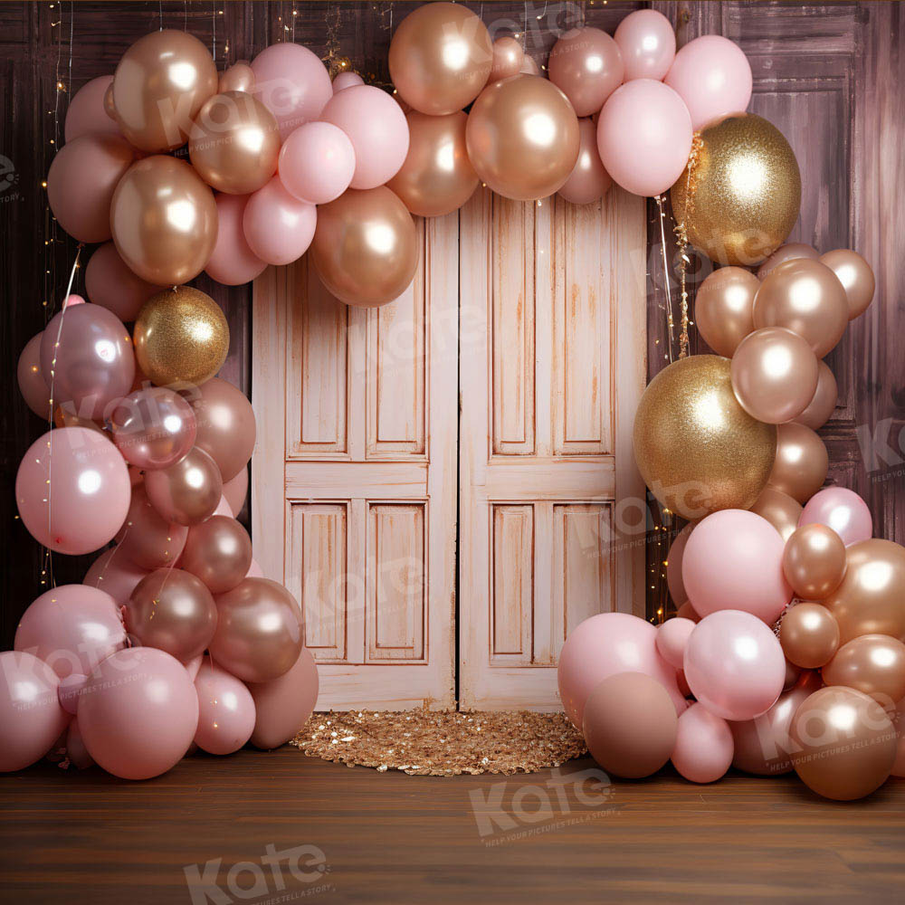 Kate Rose Plaisir Arche de ballons Porte Toile de fond conçue par Emetselch