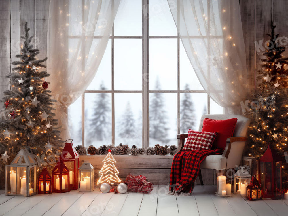 Kate Noël Chambre chaude Fenêtre Arbre Toile de fond conçue par Emetselch