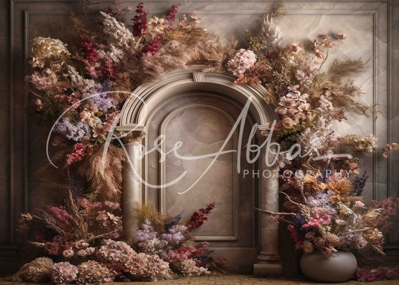 Kate Bohème Automne Arche florale Toile de fond conçue par Rose Abbas