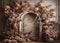 Kate Bohème Automne Arche florale Toile de fond conçue par Rose Abbas - Kate Backdrop FR