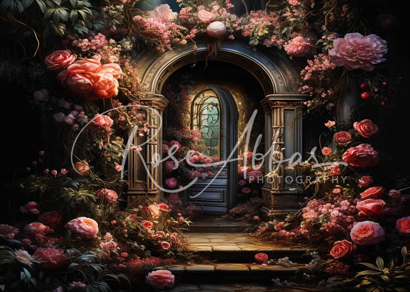 Kate Jardin Magique Porte florale Toile de fond conçue par Rose Abbas