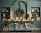 Kate Vert Intérieur Bougies Noël Toile de fond conçue par Mini MakeBelieve - Kate Backdrop FR
