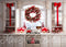 Kate Cuisine Grande couronne au milieu Noël Toile de fond conçue par Mini MakeBelieve - Kate Backdrop FR