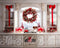 Kate Cuisine Grande couronne au milieu Noël Toile de fond conçue par Mini MakeBelieve - Kate Backdrop FR