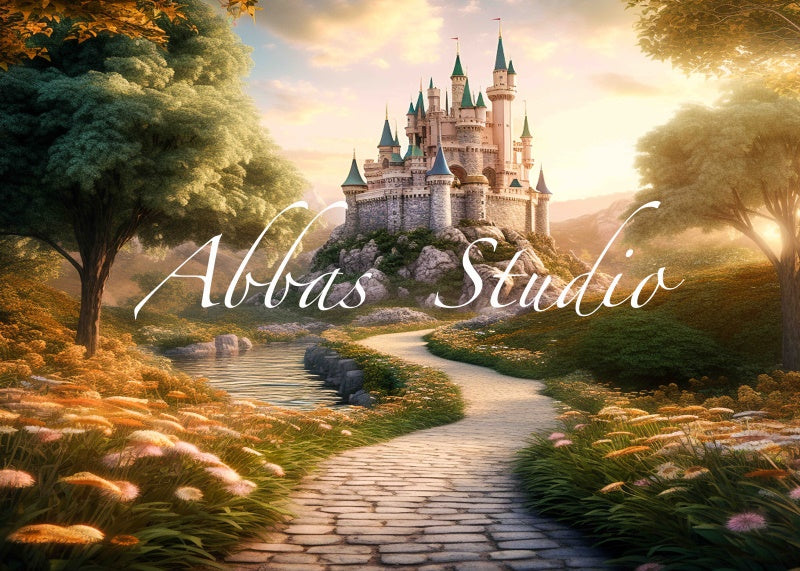Kate Château de la Colline Toile de fond conçue par Abbas Studio - Kate Backdrop FR
