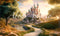 Kate Château de la Colline Toile de fond conçue par Abbas Studio - Kate Backdrop FR