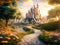 Kate Château de la Colline Toile de fond conçue par Abbas Studio - Kate Backdrop FR