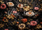 Kate Mur floral Doré Rose Toile de fond conçue par Abbas Studio - Kate Backdrop FR