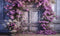 Kate Beau Fantastique Mur Fleurs violettes Toile de fond conçue par Rose Abbas - Kate Backdrop FR