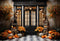 Kate Automne Citrouilles Maison Orange Toile de fond conçue par Chain Photographie - Kate Backdrop FR