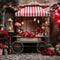 Kate Saint Valentin Roses Boutique Rue Toile de fond conçue par Emetselch - Kate Backdrop FR