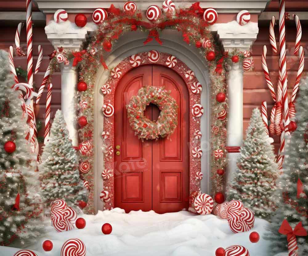 Kate Noël Cour Rouge Porte Toile de fond conçue par Emetselch - Kate Backdrop FR