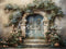 Kate Beau Printemps Vieille Porte Fleurs Toile de fond conçue par Rose Abbas - Kate Backdrop FR