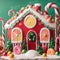 Kate Maison de Bonbons Coloré Enfant Noël Toile de fond pour la photographie - Kate Backdrop FR