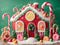Kate Maison de Bonbons Coloré Enfant Noël Toile de fond pour la photographie - Kate Backdrop FR