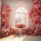Kate Saint Valentin Fleurs Fenêtre Chambre Toile de fond conçue par Emetselch - Kate Backdrop FR