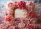 Kate Fleurs roses Cadre doré Anniversaire Toile de fond conçue par Mini MakeBelieve - Kate Backdrop FR