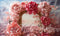 Kate Fleurs roses Cadre doré Anniversaire Toile de fond conçue par Mini MakeBelieve - Kate Backdrop FR