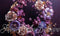 Kate Cadre doré Maternité Floral Beaux-Arts Toile de fond conçue par Mini MakeBelieve - Kate Backdrop FR