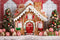 Kate Noël Maison de pain d'épice Bonbons Toile de fond conçue par Chain Photographie - Kate Backdrop FR