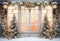 Kate Noël Extérieur Blanc Fenêtre Neige Toile de fond conçue par Chain Photographie - Kate Backdrop FR