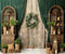 Kate Printemps Rideau vert Bohème Chambre Toile de fond pour la photographie - Kate Backdrop FR