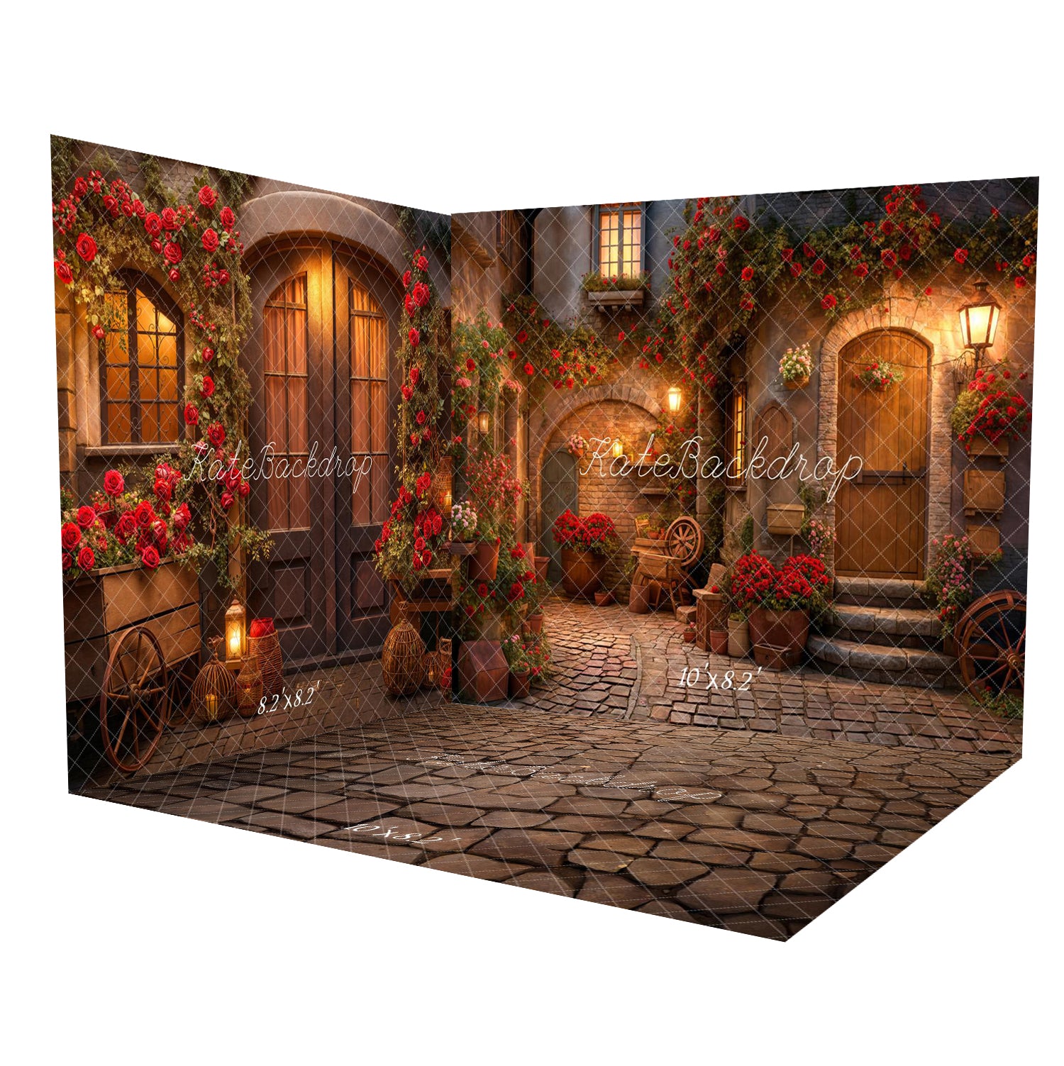 Kate Saint Valentin Rue des Roses Ensemble de chambre - Kate Backdrop FR