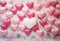 Kate Saint Valentin Rose & Blanc Ballons Coeur Toile de fond conçue par Emetselch - Kate Backdrop FR