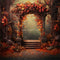 Kate Automne Arche Pilier Feuille d'érable Toile de fond Conçu par Happy Squirrel Design - Kate Backdrop FR