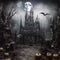 Kate Château d'outre-tombe Halloween Toile de fond Conçu par Happy Squirrel Design - Kate Backdrop FR