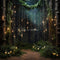 Kate Fée Lumières Forêt Toile de fond Conçu par Happy Squirrel Design - Kate Backdrop FR