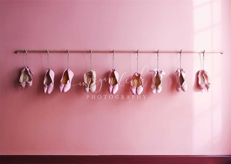 Kate Chaussures de ballet Mur Toile de fond conçue par Megan Leigh Photographie