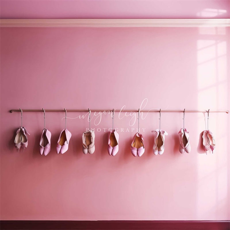 Kate Chaussures de ballet Mur Toile de fond conçue par Megan Leigh Photographie