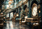 Kate Noël Vintage Horloge Chambre Toile de fond conçue par Chain Photographie - Kate Backdrop FR