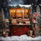 Kate Noël Chocolat chaud Extérieur Neige Toile de fond conçue par Emetselch - Kate Backdrop FR