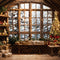 Kate Noël Chambre en bois Fenêtre Canapé Toile de fond conçue par Emetselch - Kate Backdrop FR