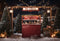 Kate Noël Chocolat chaud Rouge Nuit Toile de fond pour la photographie - Kate Backdrop FR