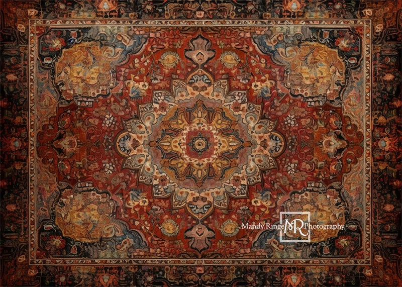 Kate Coloré Tapis Oriental Toile de fond conçue par Mandy Ringe Photographie