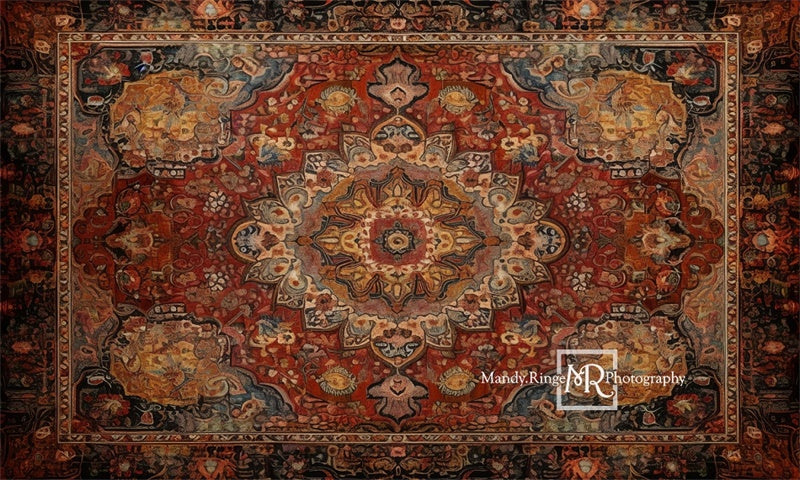 Kate Coloré Tapis Oriental Toile de fond conçue par Mandy Ringe Photographie