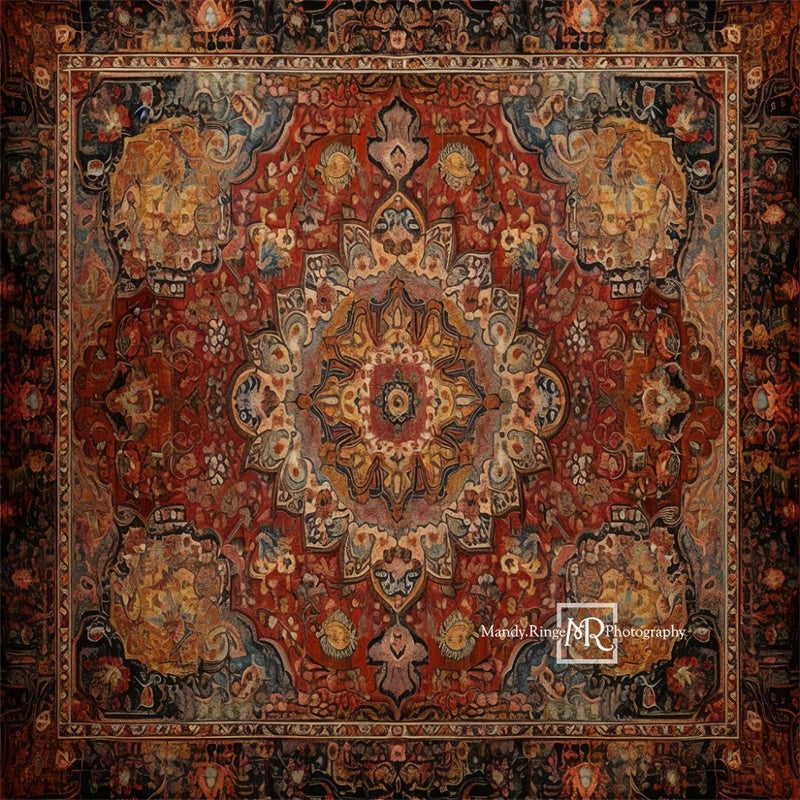 Kate Coloré Tapis Oriental Toile de fond conçue par Mandy Ringe Photographie