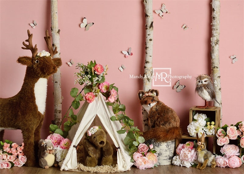 Kate Rose Sauvage Premier anniversaire Toile de fond conçue par Mandy Ringe Photographie