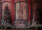 Kate Noël Mur en Bois Rouge Arbres Toile de fond conçue par Mini MakeBelieve - Kate Backdrop FR