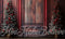 Kate Noël Mur en Bois Rouge Arbres Toile de fond conçue par Mini MakeBelieve - Kate Backdrop FR