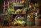 Kate Légume Vert Grange Récolte Toile de fond conçue par Emetselch - Kate Backdrop FR